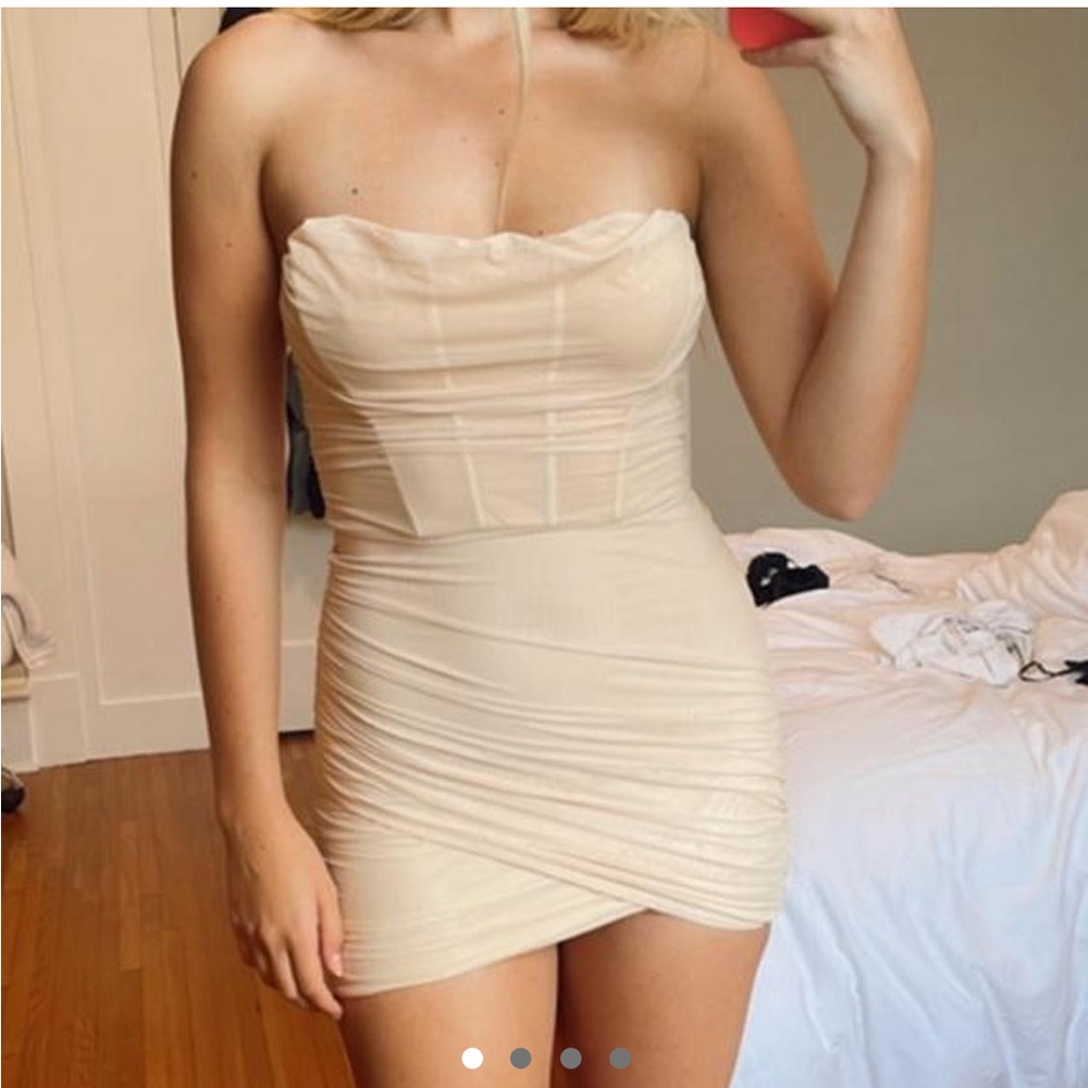Oh Polly corset mini dress